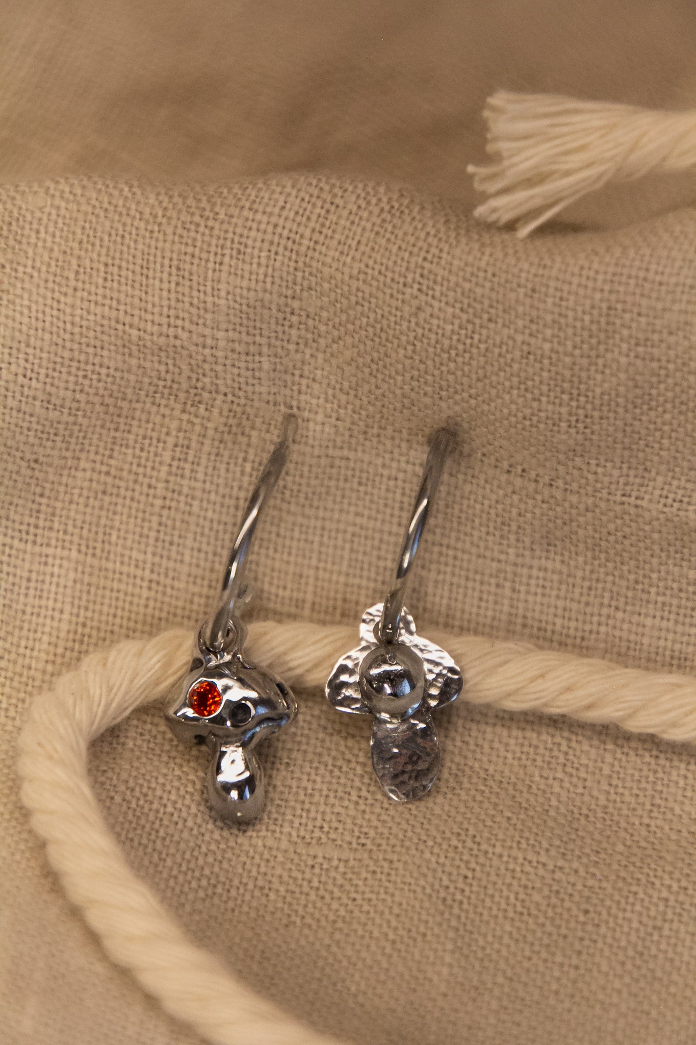 Asymmetrical Shroomie Earrings